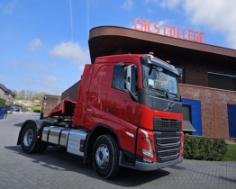 Terberg Techniek supports practical exam with Volvo trucks
